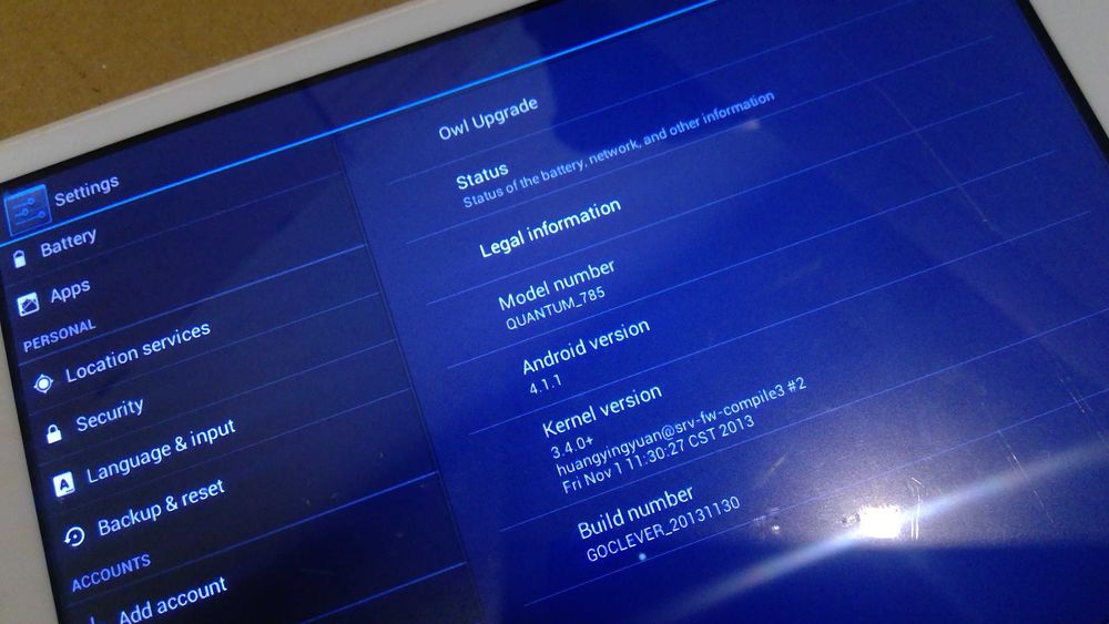 Tablet GoClever Quantum 785  T263