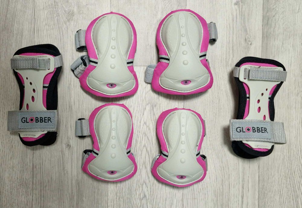 Защитный комплект для детей GLOBBER розовый до 25 кг XXS