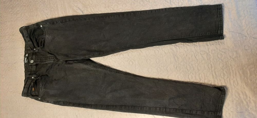 Jeansy grafirowe męskie spodnie