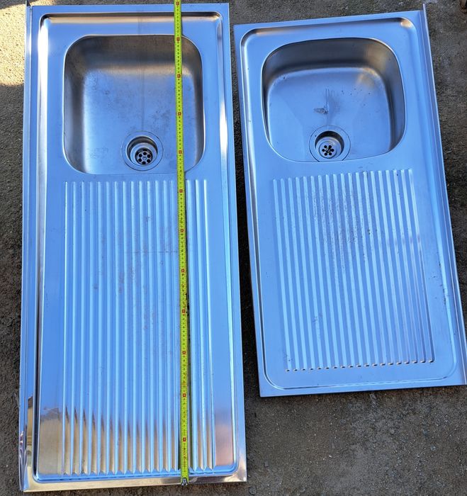 Bancadas de cozinha em inox