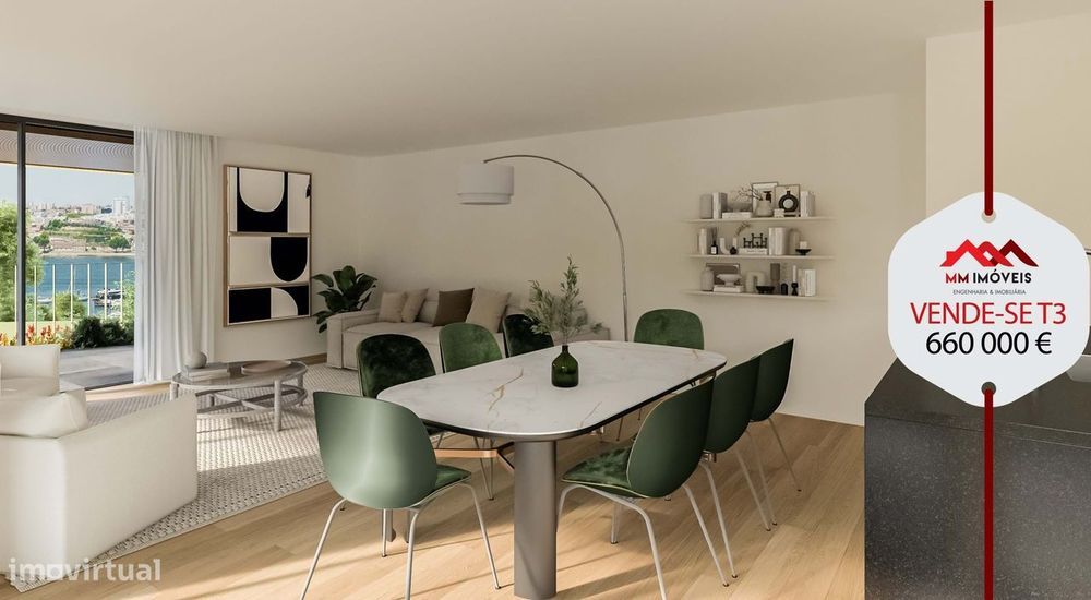 Apartamento T3 | Novo | Luxo | Marina Douro | Gaia