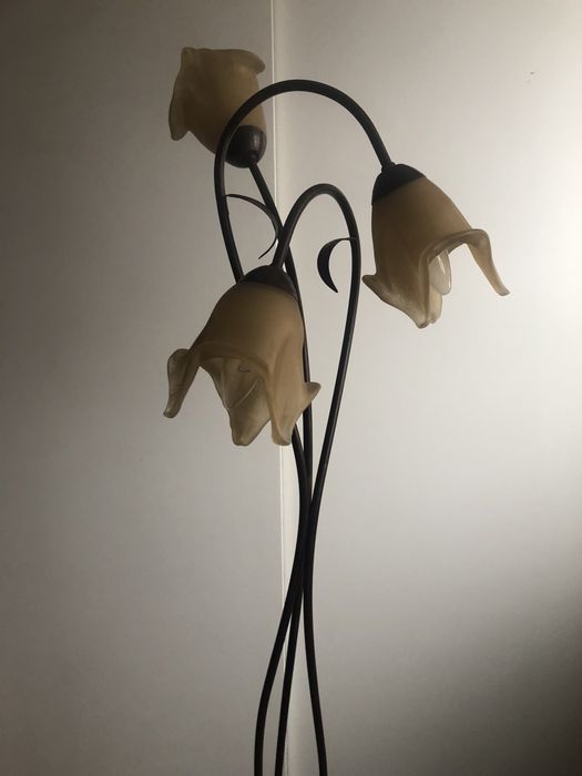 Lampa podłogowa kwiaty lampka stojąca 160 cm