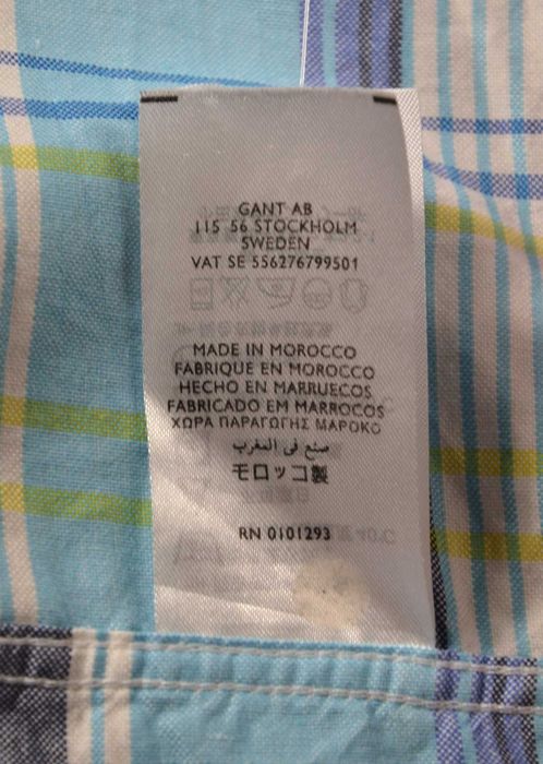 GANT Comfort Oxford Koszula Męska 2XL Oryginalna Super Stan Bawełna