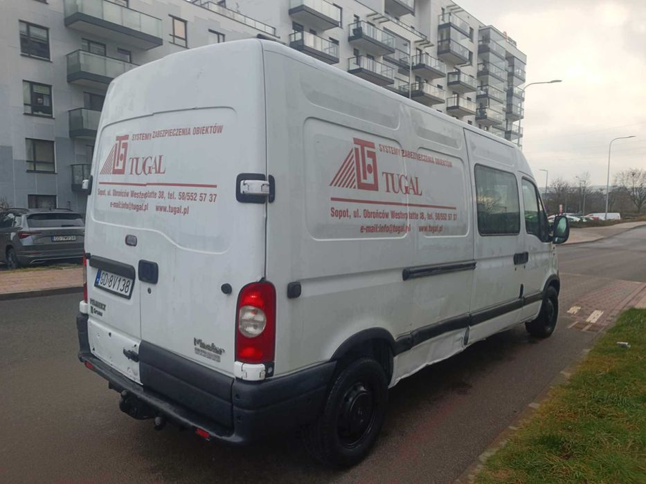 Renault master 2.5 diesel brygatówka 7