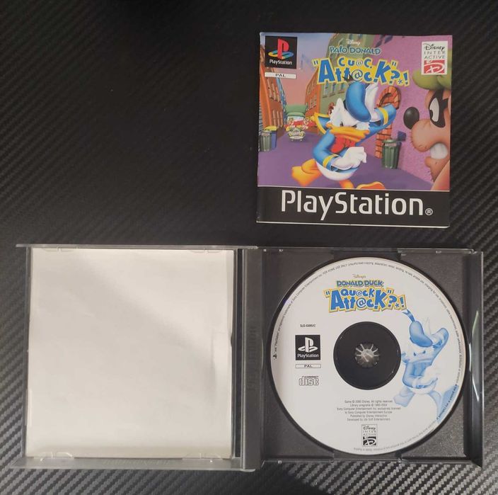 Donald Duck Quack Attack + Disney's Dinosaur - PlayStation 1 (PS1)