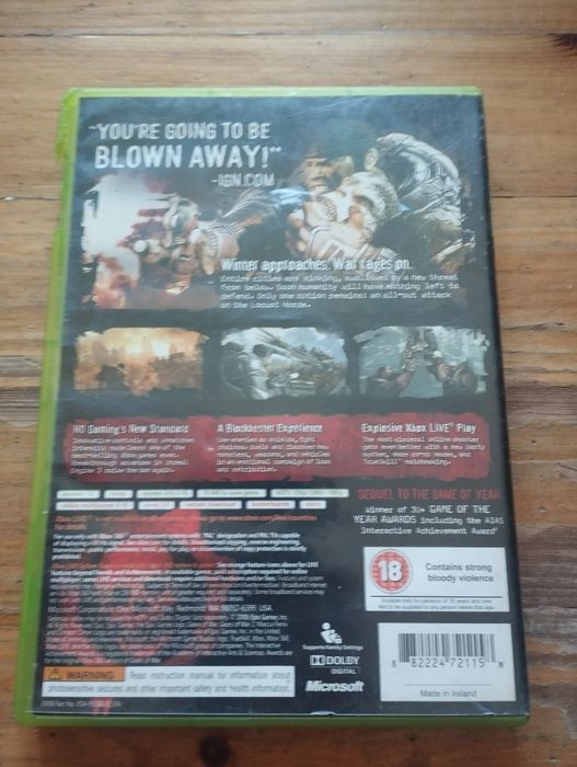 Xbox 360 Gears of War 2 PL po polsku