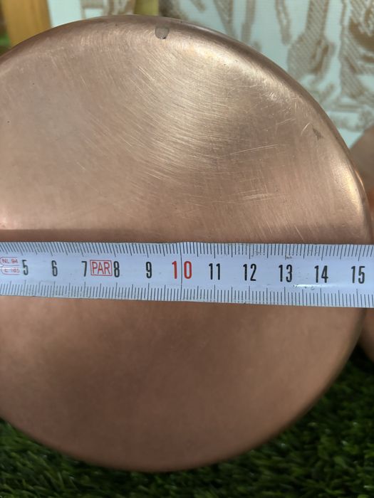 Conjunto de tachos em cobre