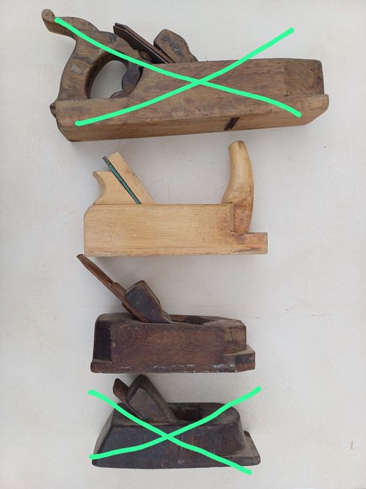 Ferramentas antigas alentejanas de carpinteiro