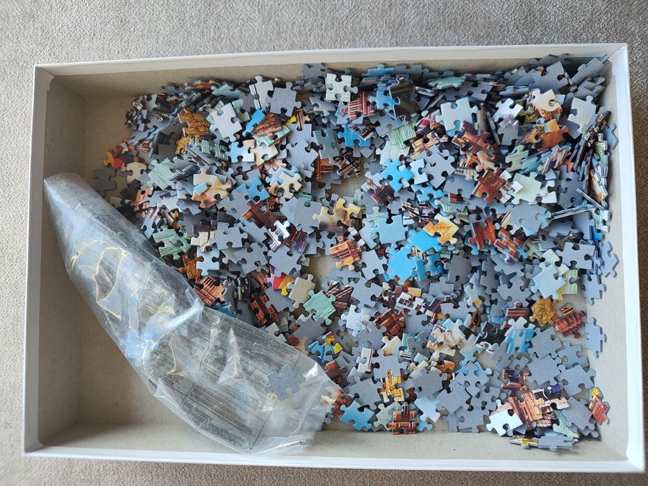 Puzzle Trefl 1000 elementów Psy w Londynie stan idealny