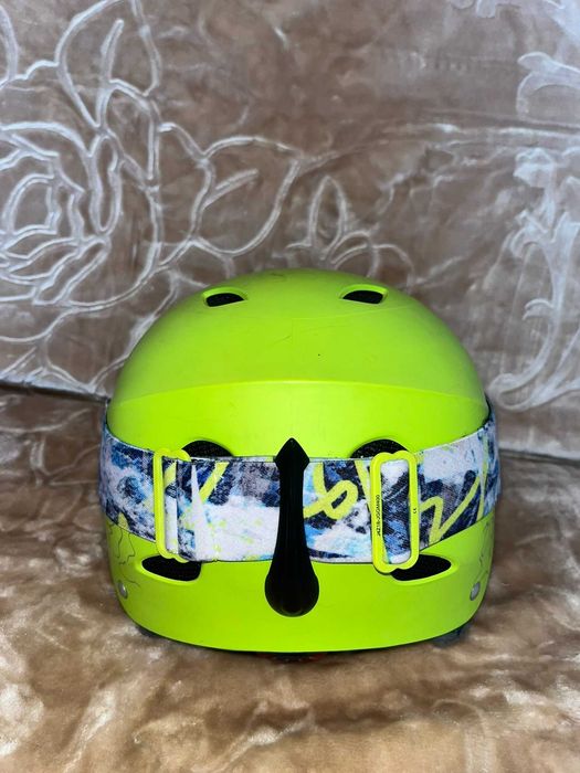Kask Narciarski 4F Limonkowy + Gogle Gratis (Uszkodzone)