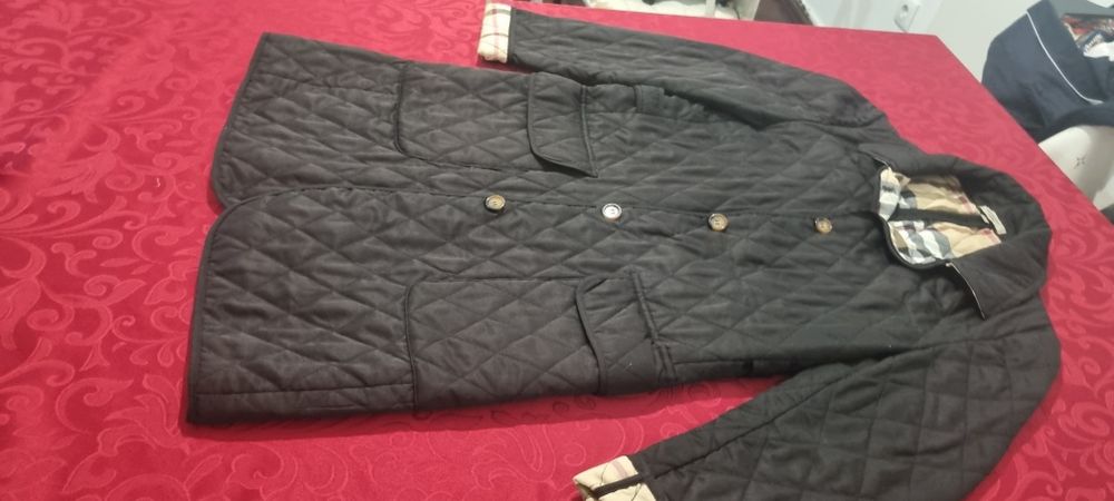 Casaco preto burberry