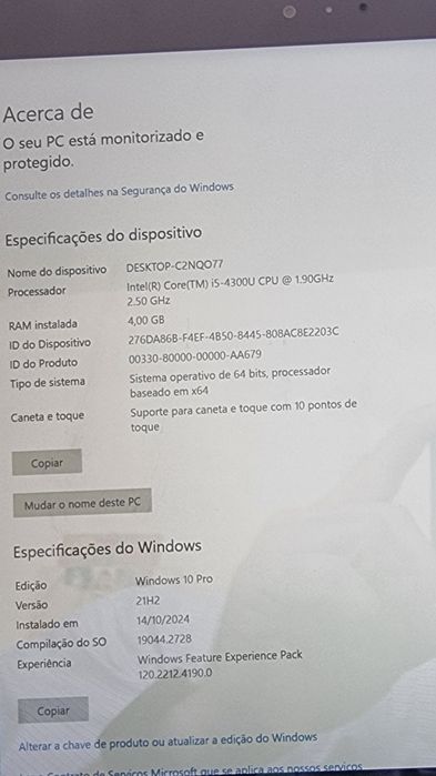 Surface pro 3 128 Gb com teclado