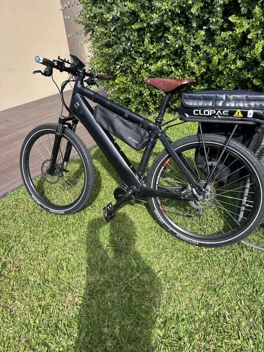 Bicicleta Electrica Stromer com motor sistema electrico totalmente novo. Motor, bateria e roda tras. Com luz à frt e atras automatica. LCD .