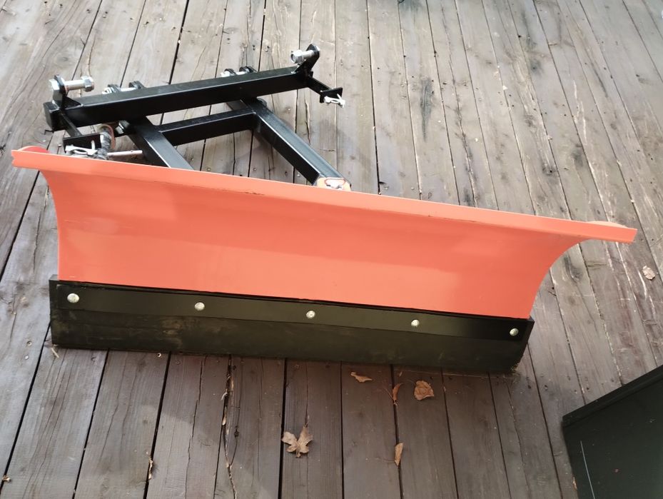 Pług śnieżny 120 cm + wyciągarka, ogłoszenie grzecznościowe