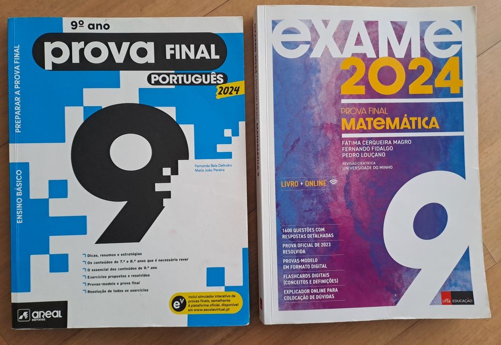 Cadernos de preparação para exames nacionais