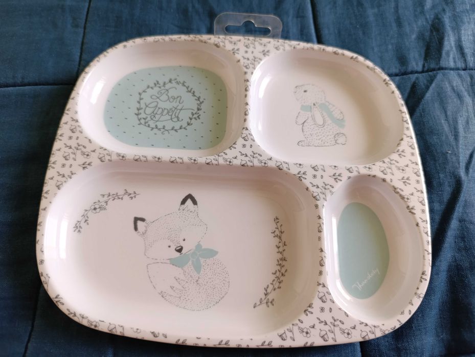 Talerz z przegródkami Forest Thermobaby nowy