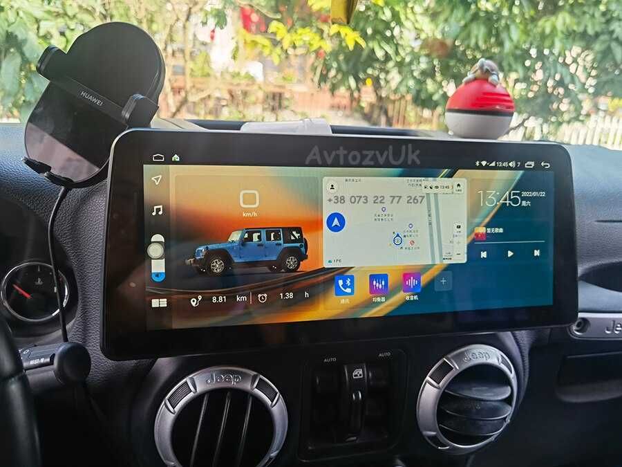 Магнітола WRANGLER Jeep Dodge DURANGO NITRO RAM 1500 Chrysler Андроїд