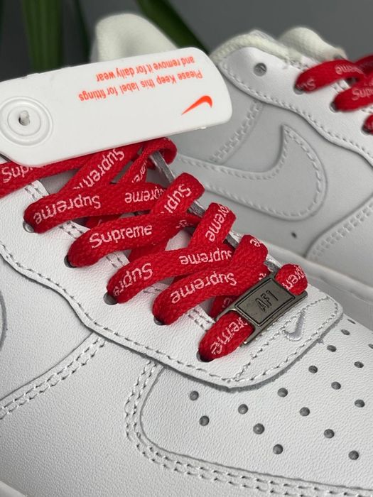 Кросівки Nike Air Force 1 Low Supreme White | 36-45 Нові