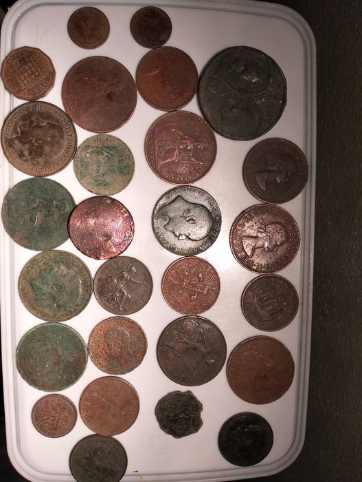 Moedas Gran Betânia reino unido