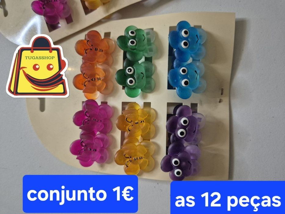 Passadores de cabelo menina senhora