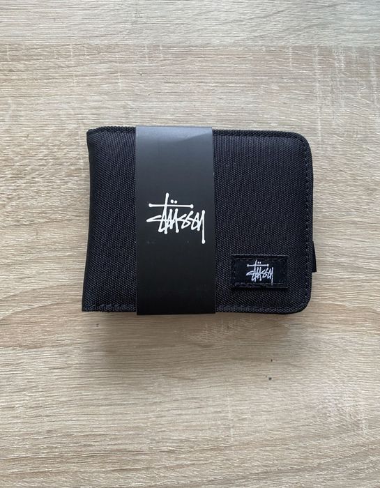 Czarny Portfel stussy