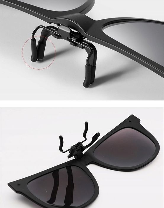 Nakładki Przeciwsłoneczne Uchylne Na Okulary Blue