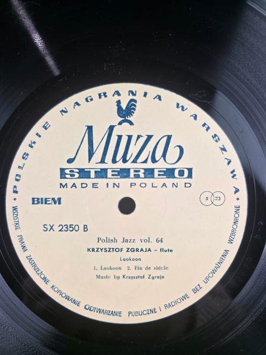 Płyta winylowa Polish Jazz Krzysztof Zgraja Laokoon