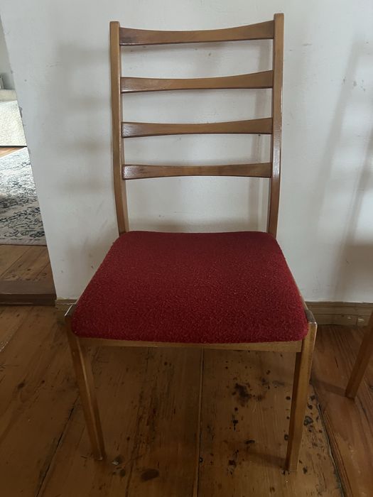 Krzesła 4 szt tapicerowane vintage