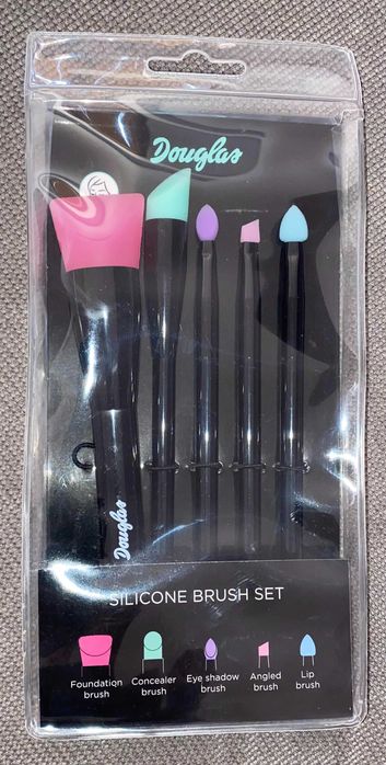 Douglas Zestaw Pędzli Silikonowych 5 szt komplet śliczne