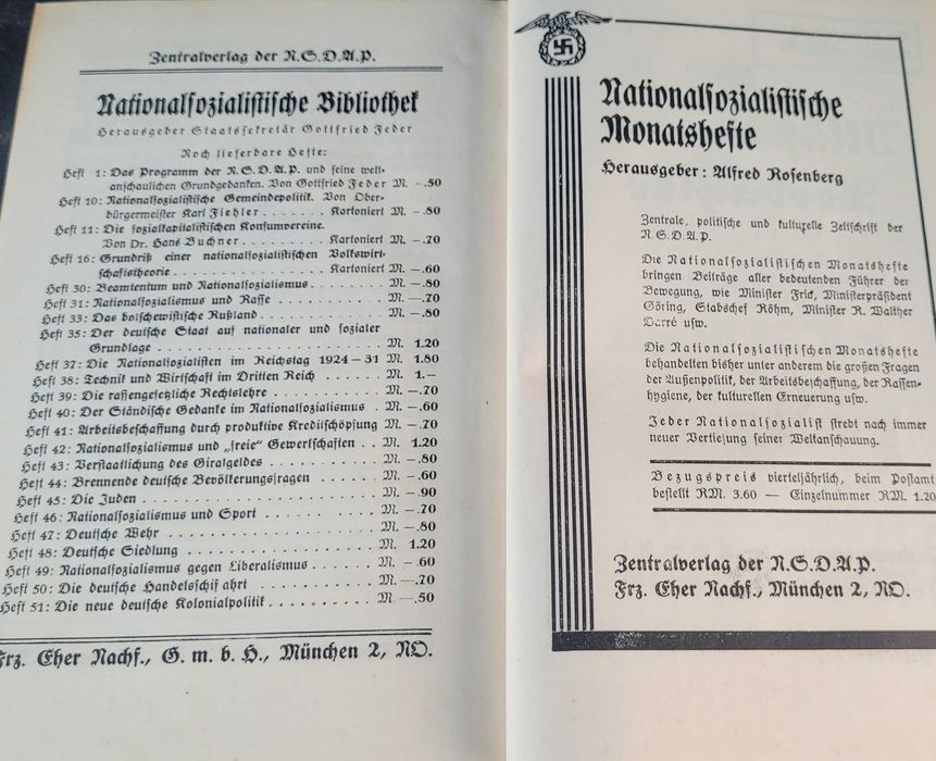 Oryginalny Mein Kampf z 1934