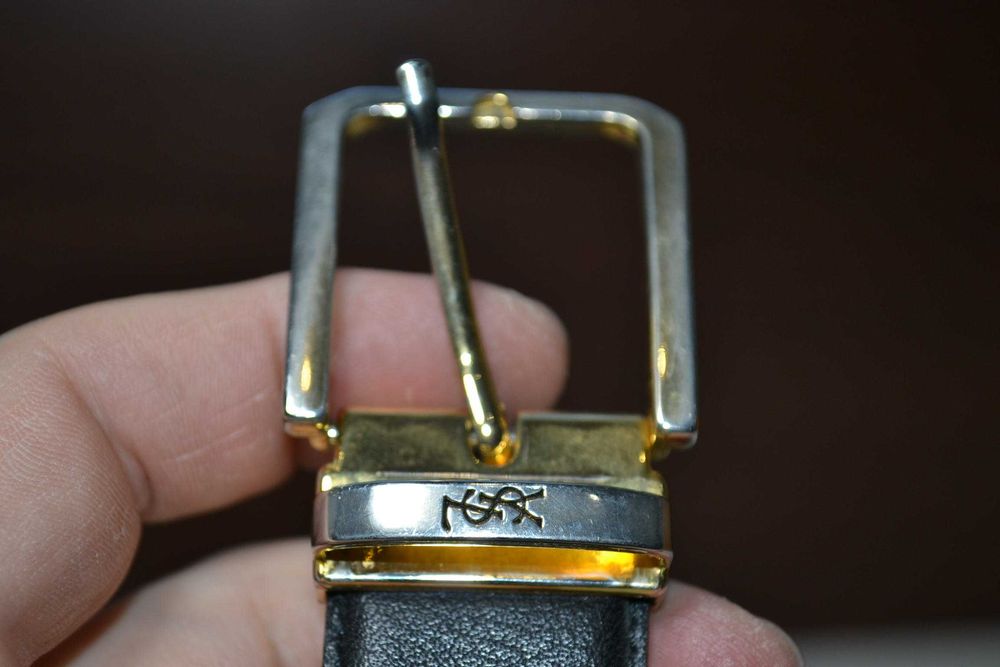 yves saint laurent ysl  ремень оригинал женский кожаный 95/38