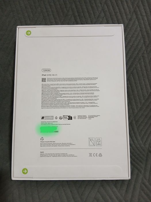 Ipad A16 128GB Novo selado