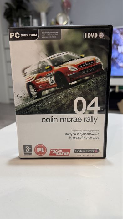 Gra PC Colin McRae Rally 04 Wydanie PL DVD extra gra