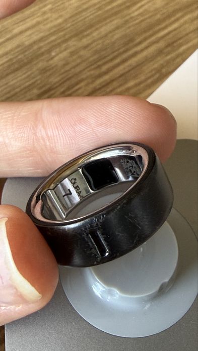 Oura Ring 4 Stealth - Tamanho 7