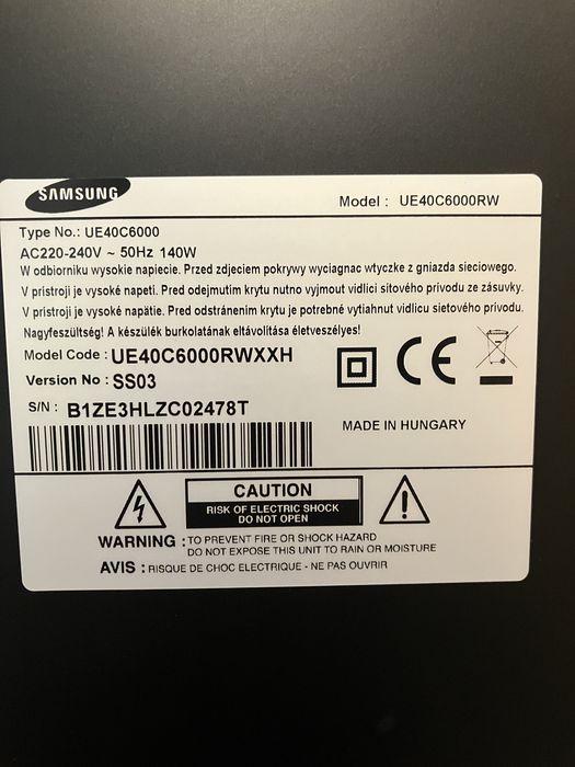 Telewizor Samsung 39 cali