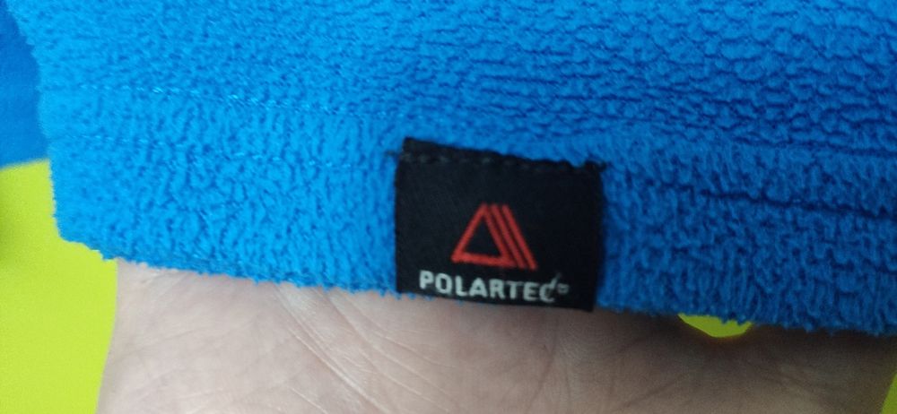 Polar  bluza polarowa  TNF The North Face-  niebieski z suwakiem i stó