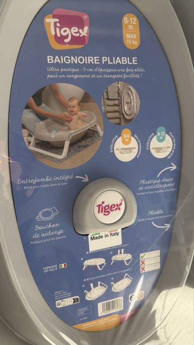 Banheira bebé compacta dobravel