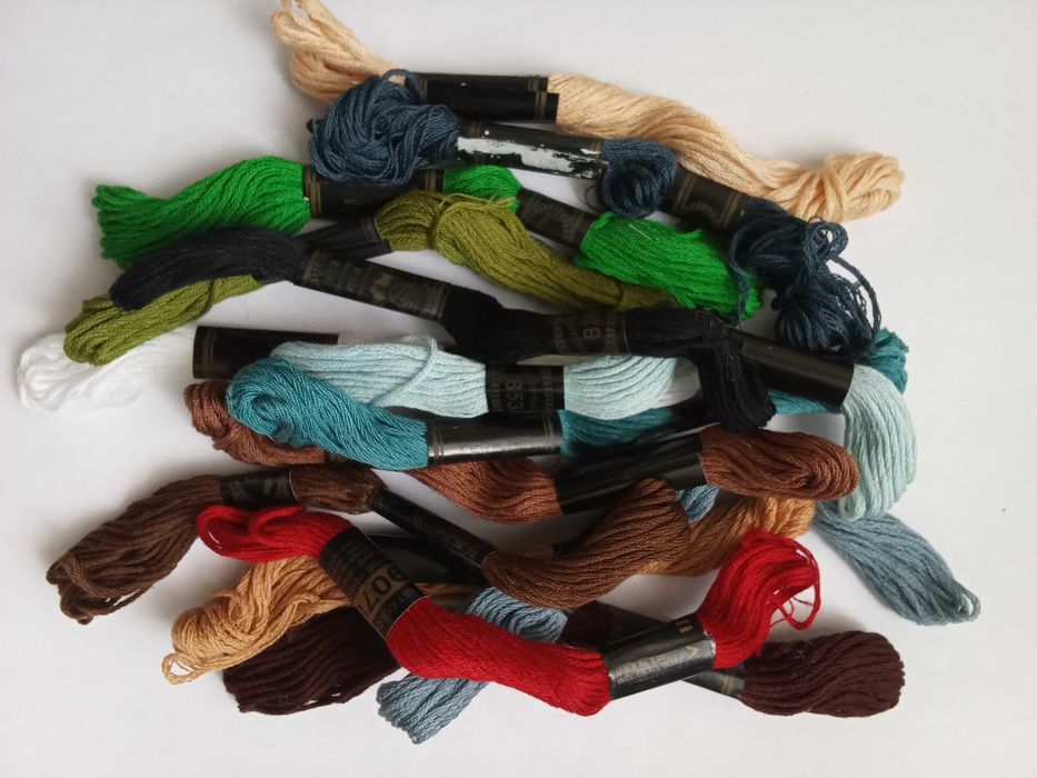 Нитки мулине вышивка вышивание рукоделие тесьма тесемка