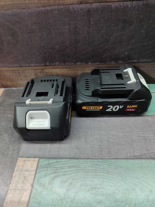 Акумулятор procraft 20в 1.5аг універсальна батарея акумуляторна 20v 1.5ah для інструменту шуруповерт болгарка  тип макита