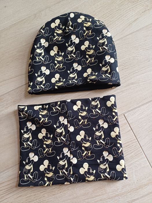 Komplet czapka I komin dwuwarstwowy do 58 cm