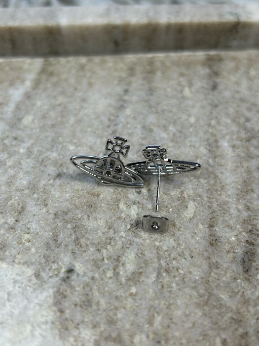 Vivienne Westwood Saturn Thin Lines Earrings сережки серьги вивиен