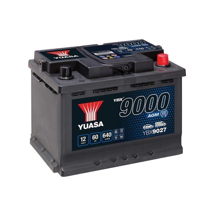 Akumulator 60 Ah YUASA YBX9000 AGM YBX9027