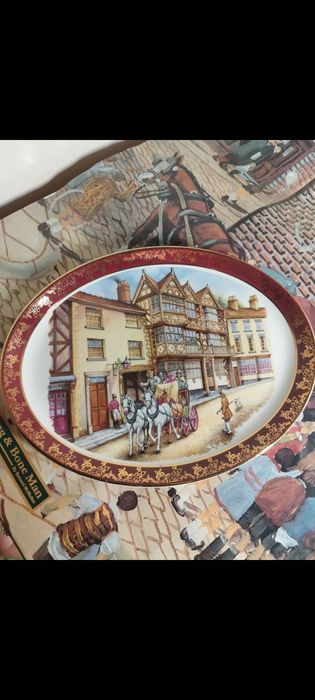 Блюдо фарфор Англия