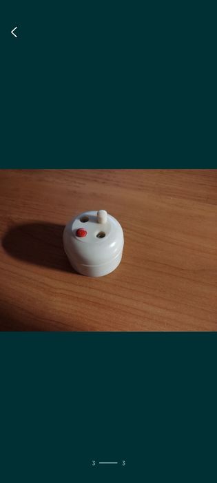 Сетевая розетка, выключатель лофт(винтаж) СССР, Плафон для люстры