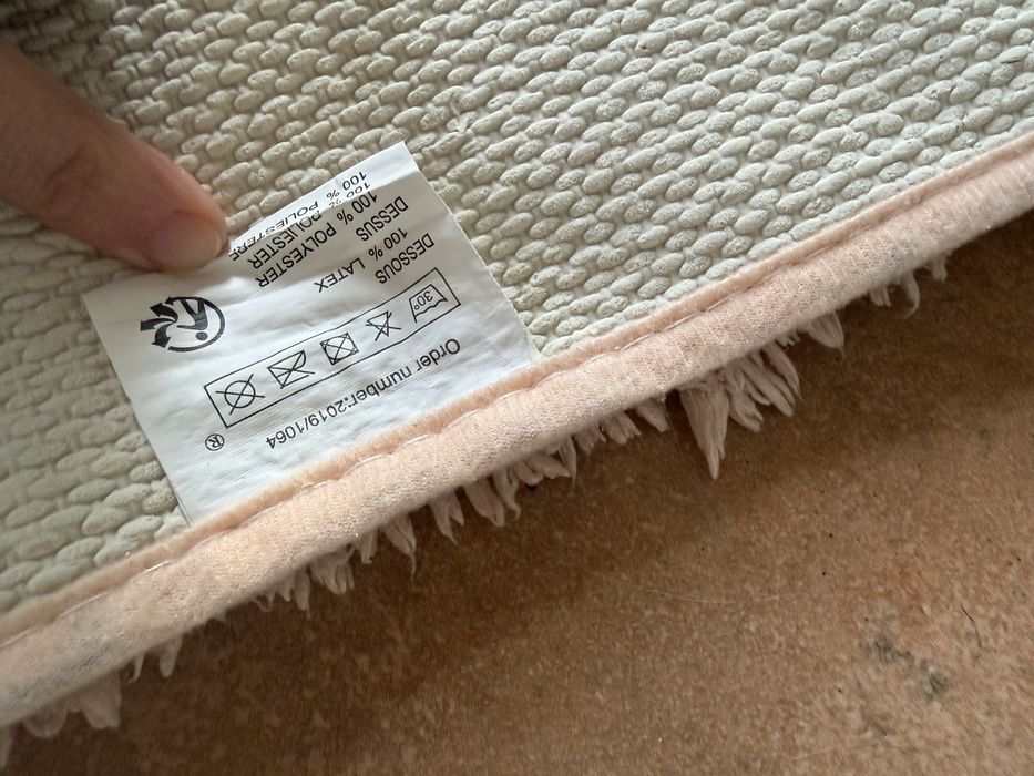 Tapete felpudo antiderrapante para casa de banho - 78x50