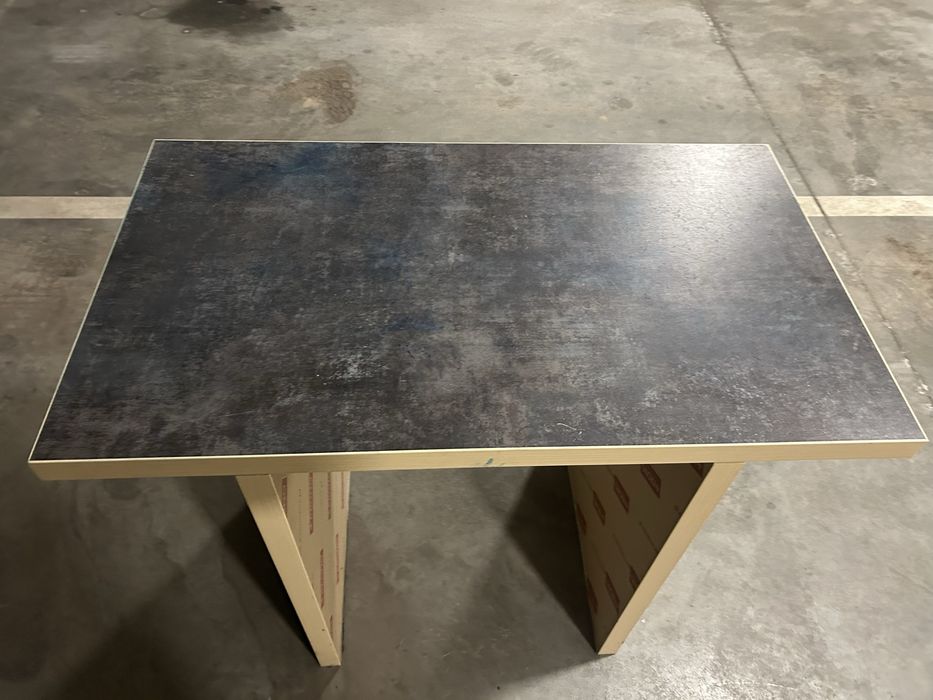 3 duze stoly blaty z grubej plyty