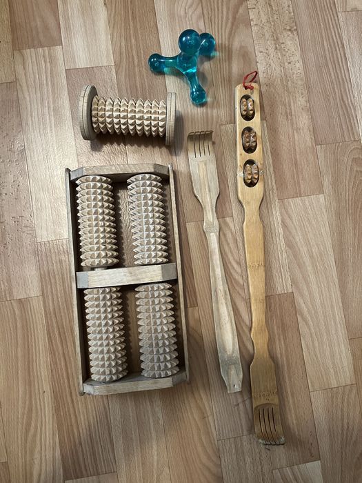 массажёр деревянный разный