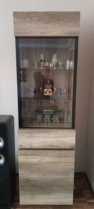 Witryny plus szafka rtv  Black Red White