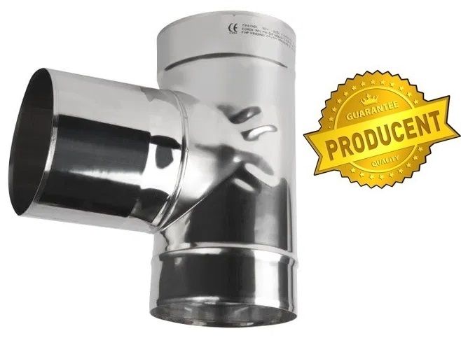 OKAZJA!!! WKŁAD Kominowy TRÓJNIK 90 FI 200 Żaroodporny PRODUCENT