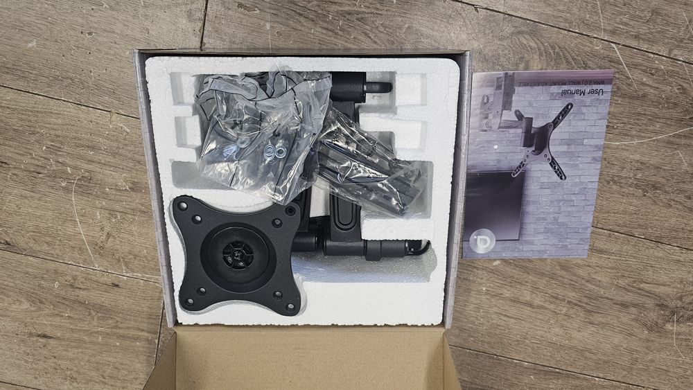 Uchwyt kątowy nascienny na telewizor, monitor.